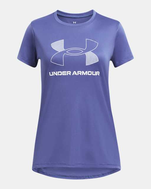 Girls' UA Tech™ Big Logo Short Sleeve